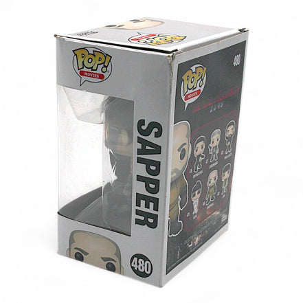 Back view of Blade Runner 2049 Sapper Funko Pop packaging
