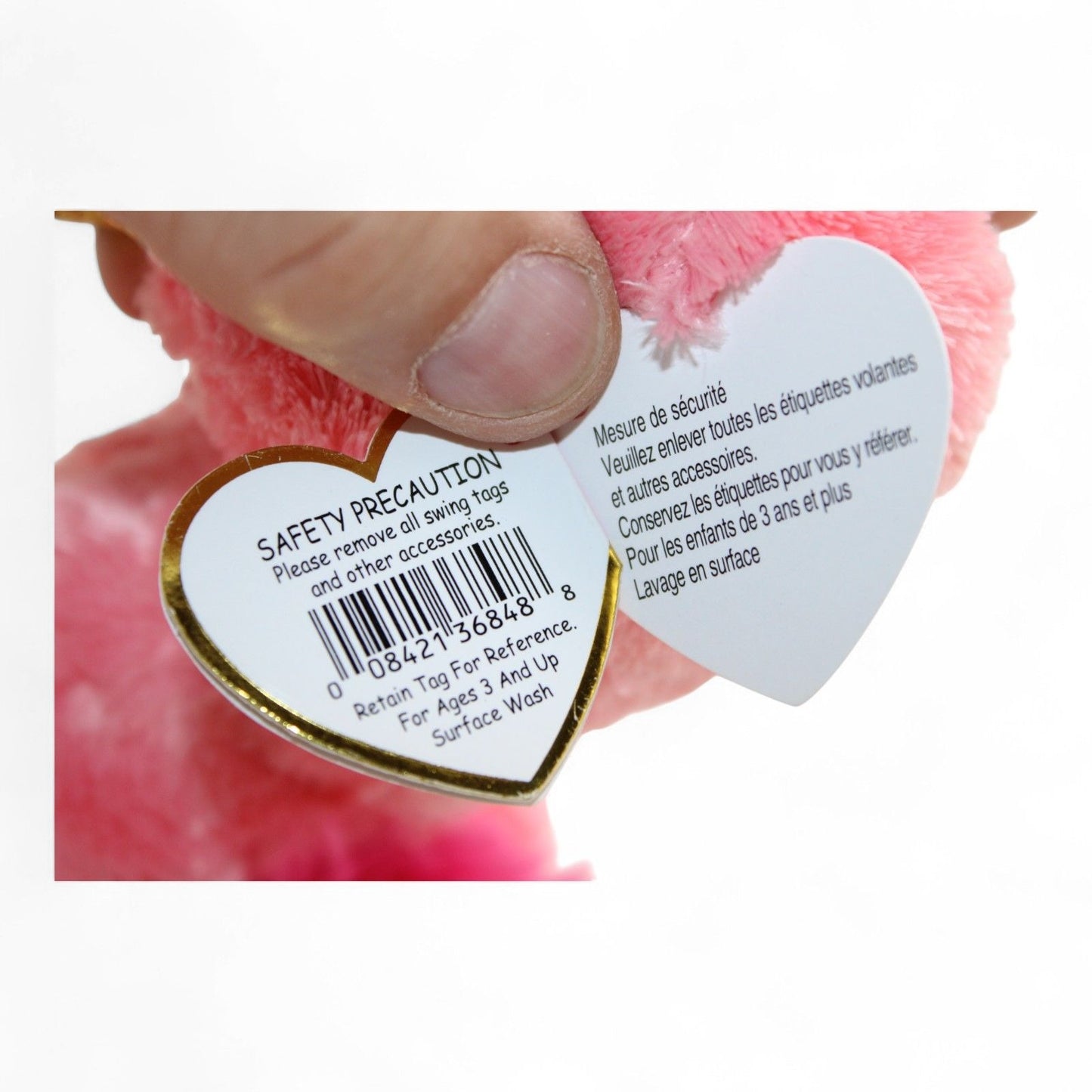 Ty Beanie Boos Gilda The Flamingo Plush Toy - Pink Collectible Stuffed Animal With Glitter Beak & Big Eyes 6"