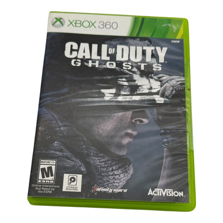 Call of Duty Ghosts Xbox 360 game case with cover art