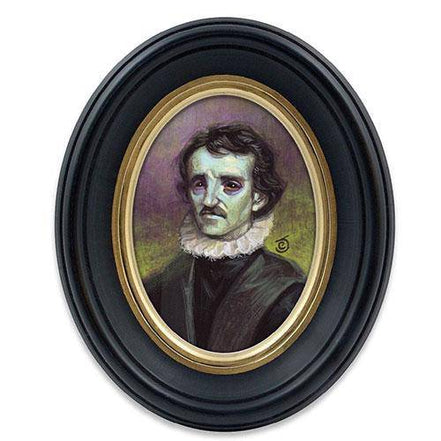 Cameo Creeps Tiny Monster Paintings - Edger Allan Poe - Flip Side CollectiblesToyShnip