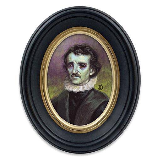 Cameo Creeps Tiny Monster Paintings - Edger Allan Poe - Flip Side CollectiblesToyShnip