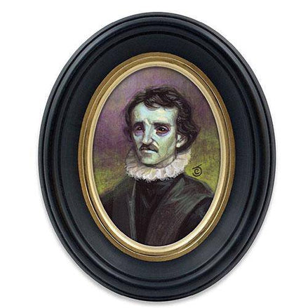 Cameo Creeps Tiny Monster Paintings - Edger Allan Poe - Flip Side CollectiblesToyShnip