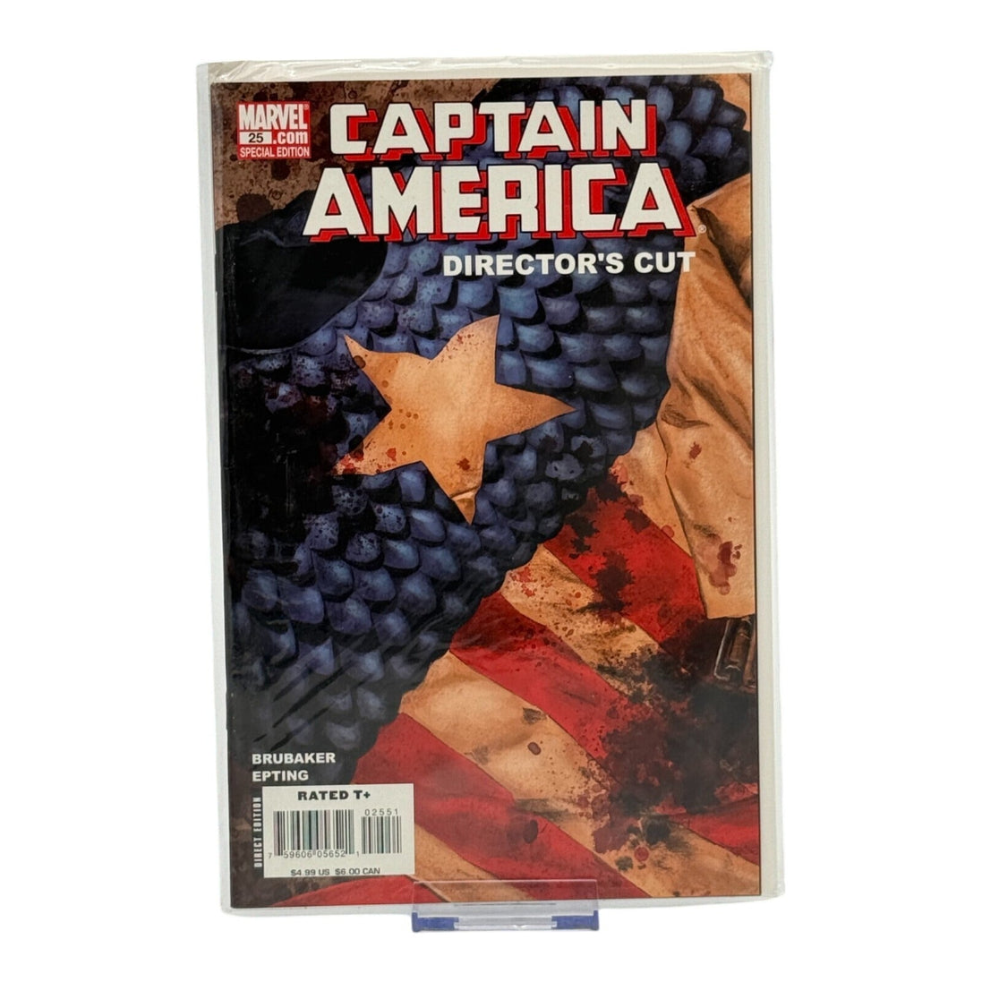 Captain America Director's Cut comic book cover showing special edition artwork