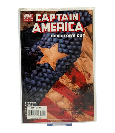 Captain America Director's Cut comic book cover showing special edition artwork