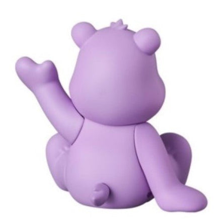 Back view of purple Care Bear figure