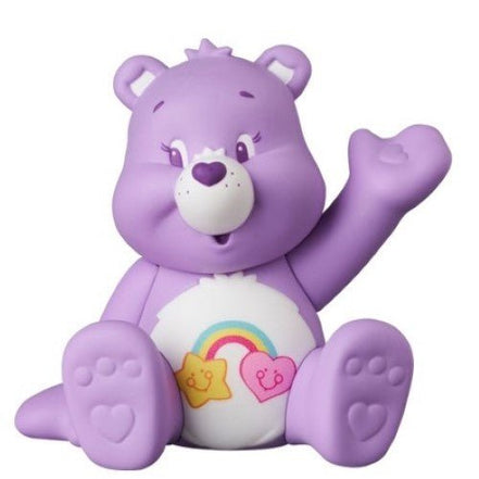 Front view of purple Care Bear figure