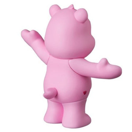 Back view of pink Care Bear figure