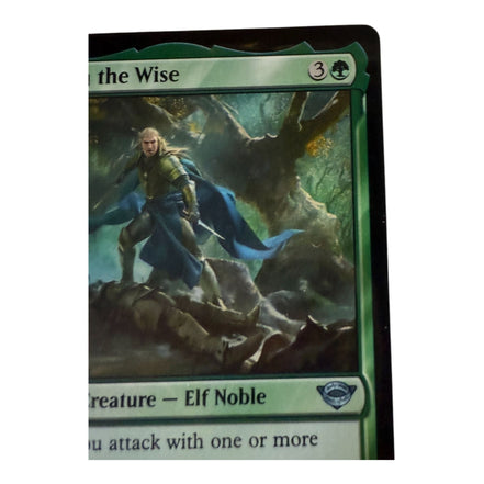 Celebrorn The Wise card with elf noble artwork and game stats