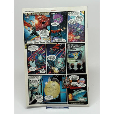 Back cover of Champions Outlawed #1 showcasing comic panels