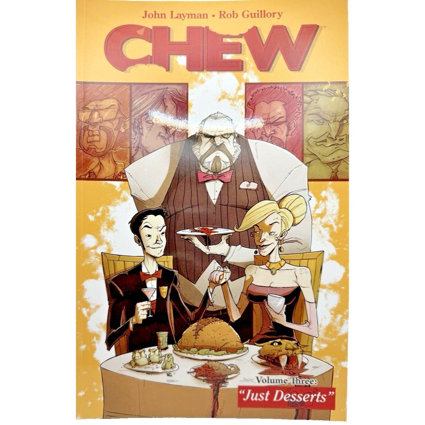 Chew Volume 3 Just Desserts Signed Edition by John Layman – image comics - Flip Side CollectiblesGraphic NovelImage Comics