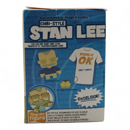 Chibi Stan Lee Vinyl Figure by 3 Coconut Monkey - Rare Collectible - Flip Side CollectiblesVinyl Figure3 Coconut Monkey