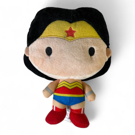 Front view of Chibi Wonder Woman plush doll