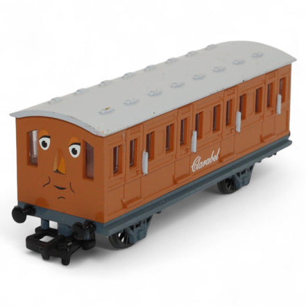 Clarabel Coach Car by Bachmann in HO scale, side view