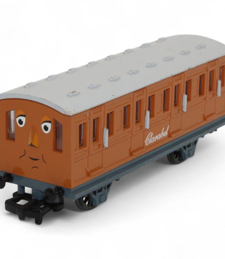 Clarabel Coach Car by Bachmann in HO scale, side view