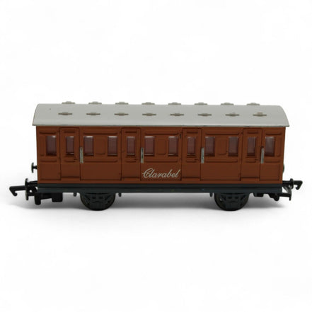 Side profile of Clarabel Coach Car by Bachmann