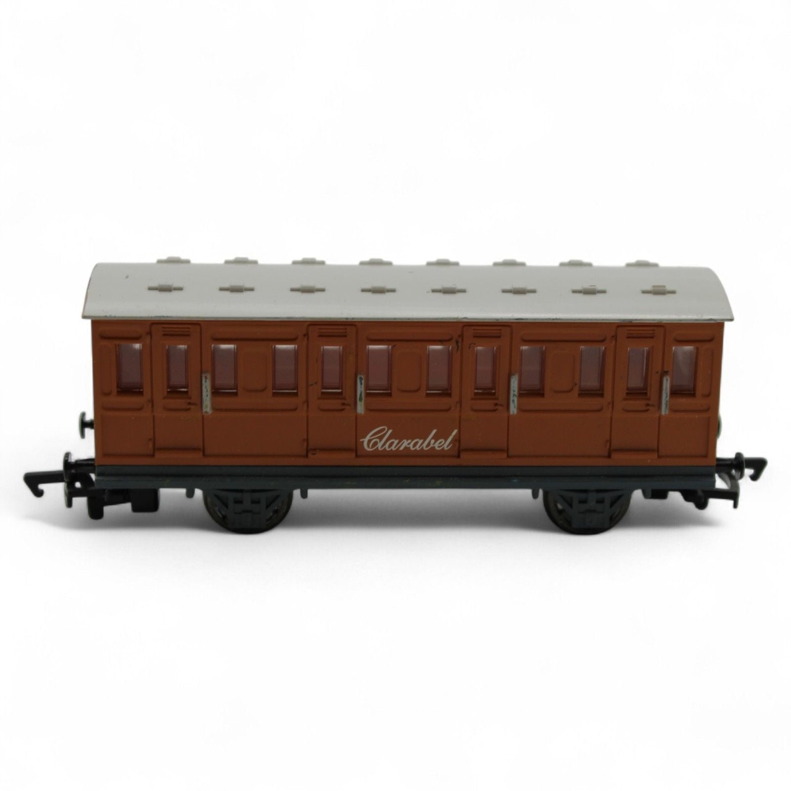 Side profile of Clarabel Coach Car by Bachmann
