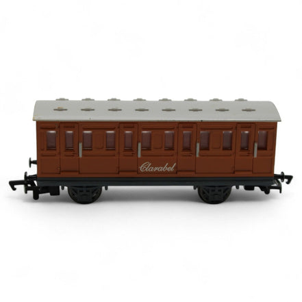 Clarabel Coach Car by Bachmann, side profile