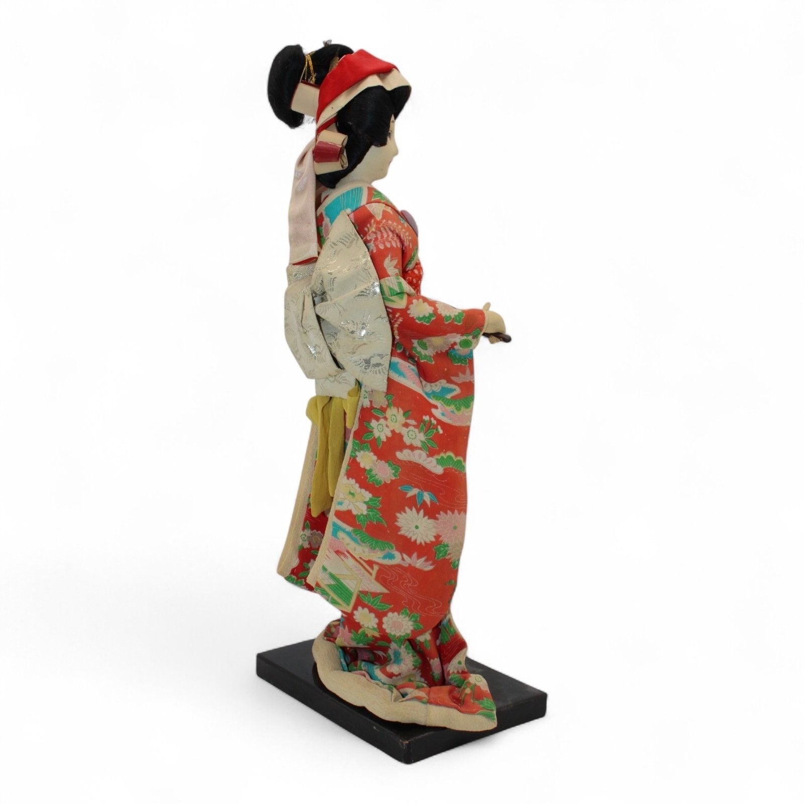 Collectible Japanese Geisha Doll with Kimono and Sword DecorUnknownGeisha Dollartcollectiblecultural7