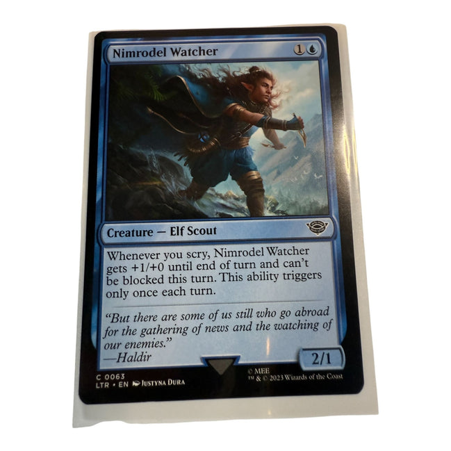 Magic The Gathering Nimrodel Watcher Card