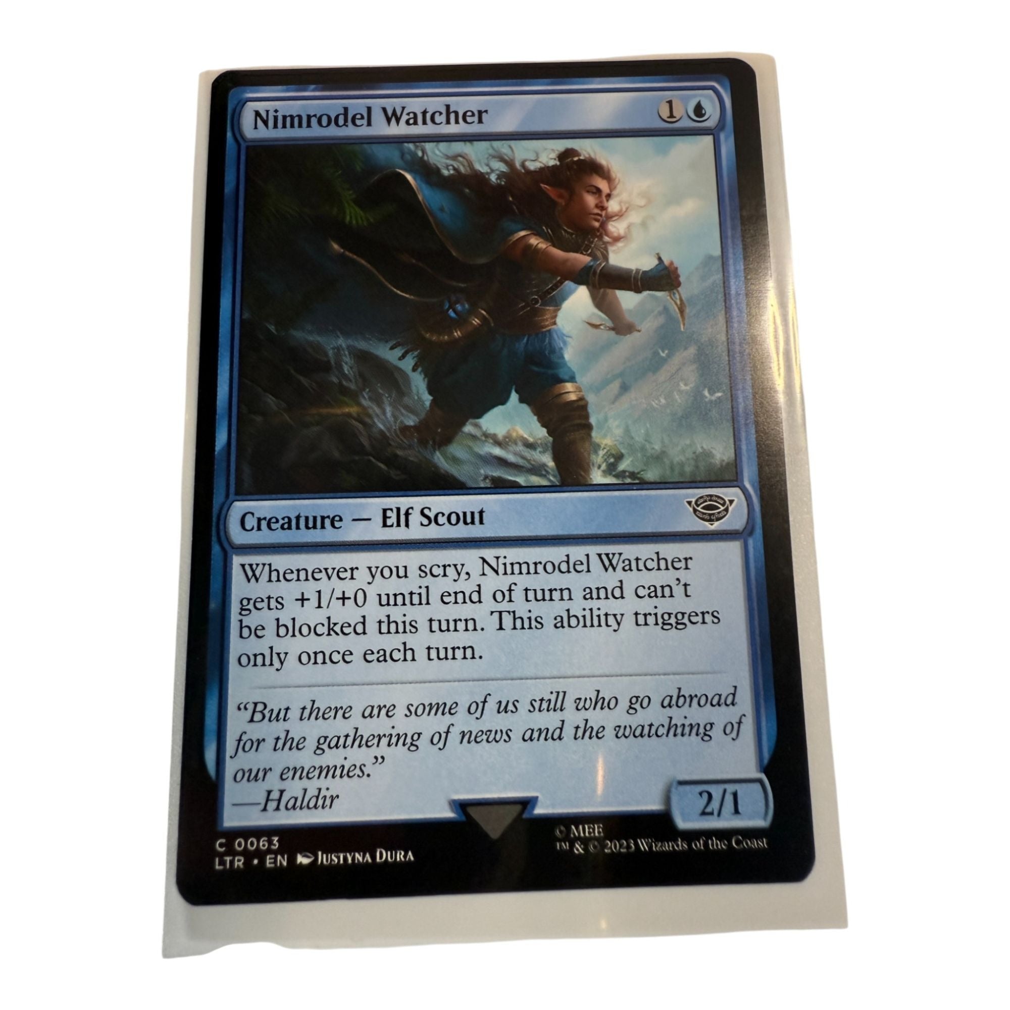 Magic The Gathering Nimrodel Watcher Card