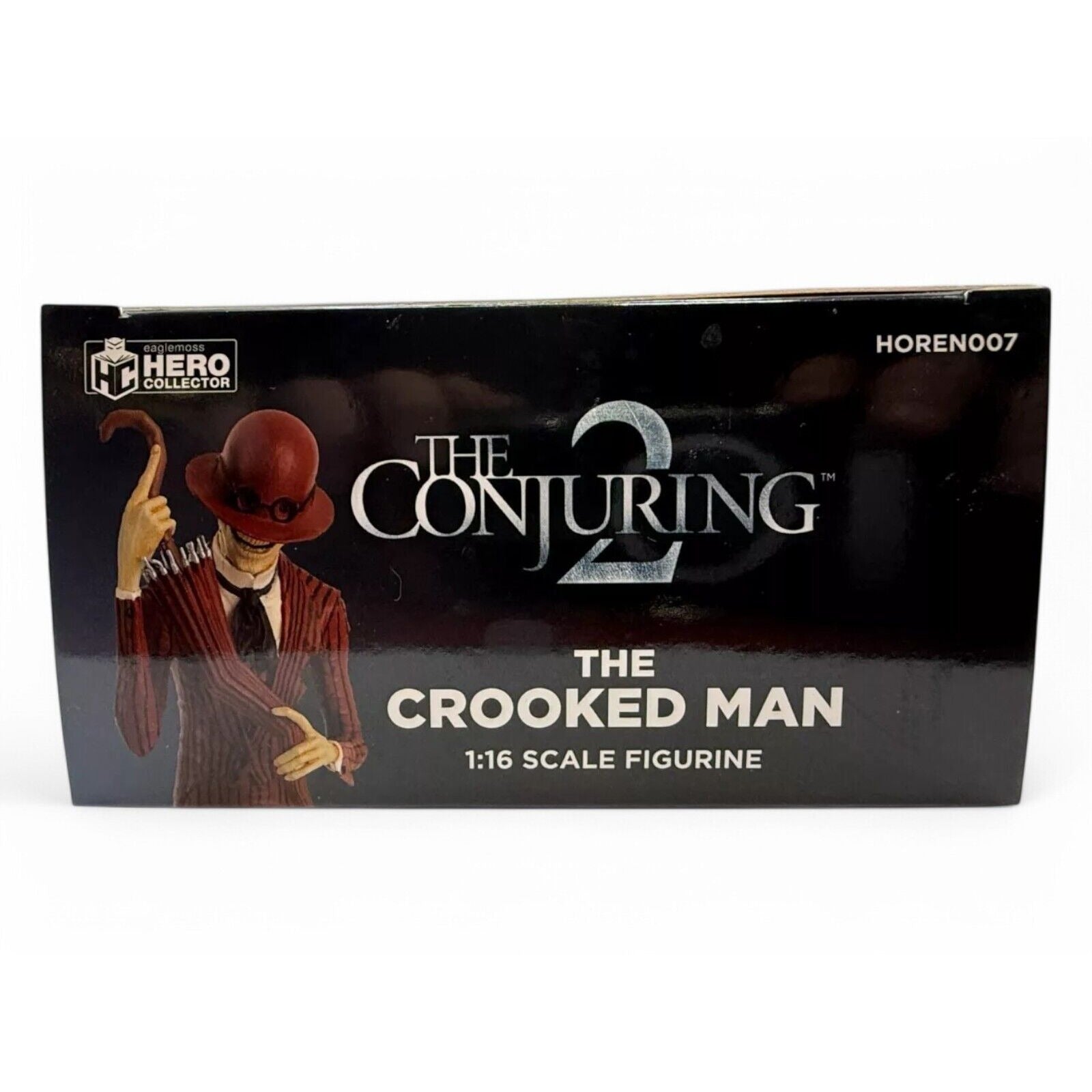 Box for 'The Crooked Man' figurine from 'The Conjuring 2' series by Hero Collector.