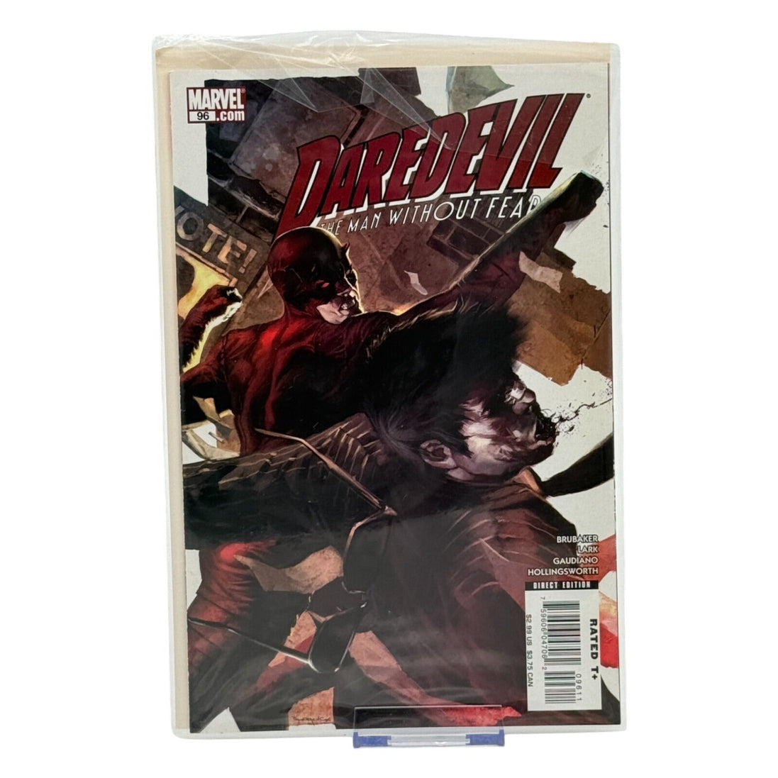 Daredevil #96 comic book cover featuring Daredevil in action, Marvel 2007