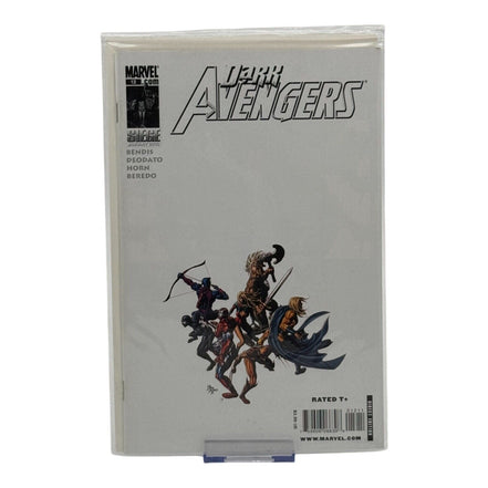 Dark Avengers comic cover with a striking illustration