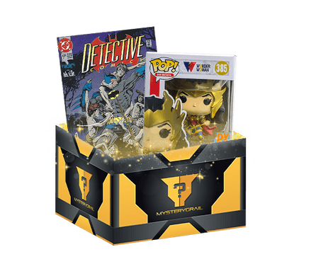 DC Pop + Comic - Mystery Grail Box – funko – superheroes – collectibles - Flip Side CollectiblesMystery BoxMystery Grail