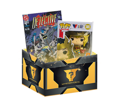 DC Pop and Comic Mystery Grail Box with Funko Pop and Detective Comics