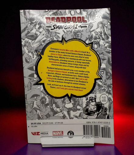 Deadpool Samurai Vol. 2 Manga by Kasama & Uesugi – marvel – action - Flip Side CollectiblesGraphic NovelMarvel