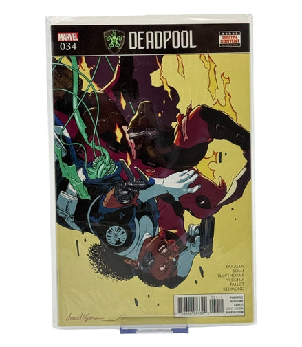Marvel Deadpool Issue #034 comic cover featuring dynamic artwork and vibrant colors