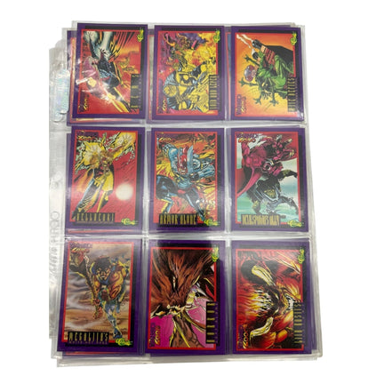 Another set of nine Deathwatch 2000 cards showcasing unique designs