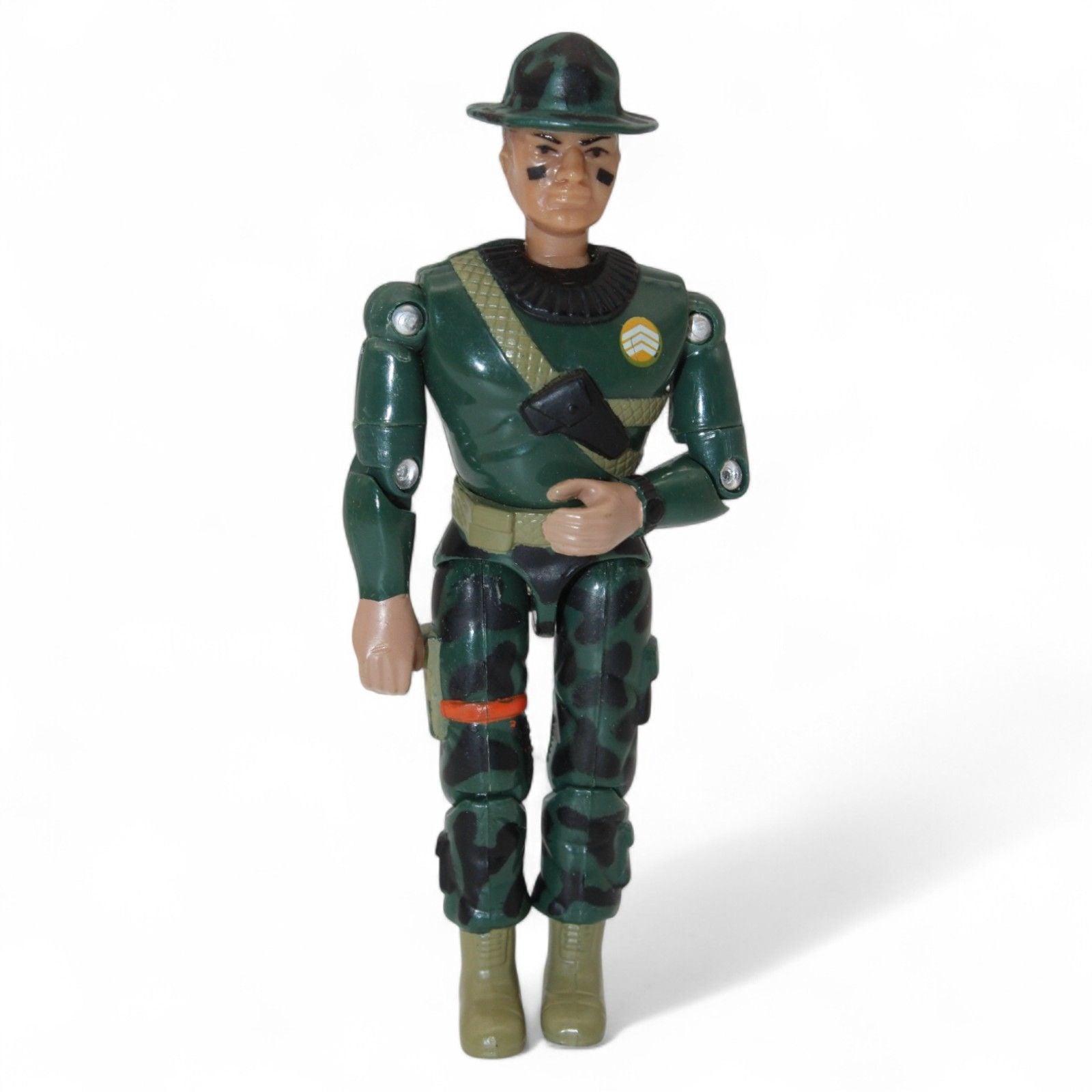 The Corps Drill Sergeant Whipsaw 3.75 inch action figure in camouflage outfit