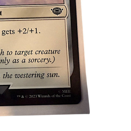 Bottom section of Dúnedain Blade card with additional text
