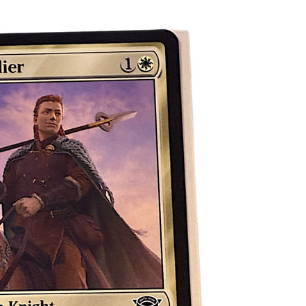 Detailed view of the East-Mark Cavalier card text and abilities