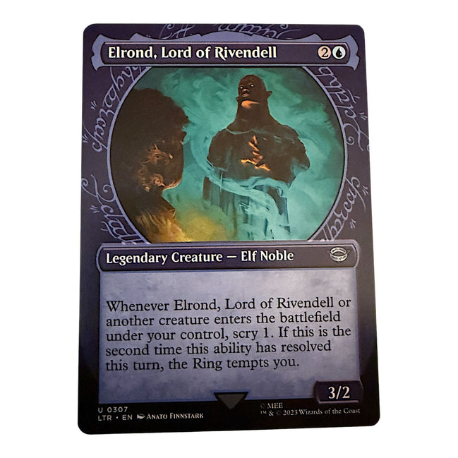 Elrond Lord of Rivendell Magic card featuring legendary creature and scry ability