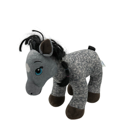 Build a Bear Appaloosa Dapple Gray Pony Plush Horses & Hearts Horse Lovie Toy