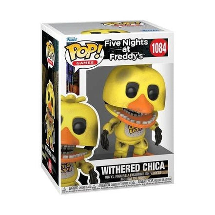 Withered Chica Funko Pop figure in box from Five Nights at Freddy's