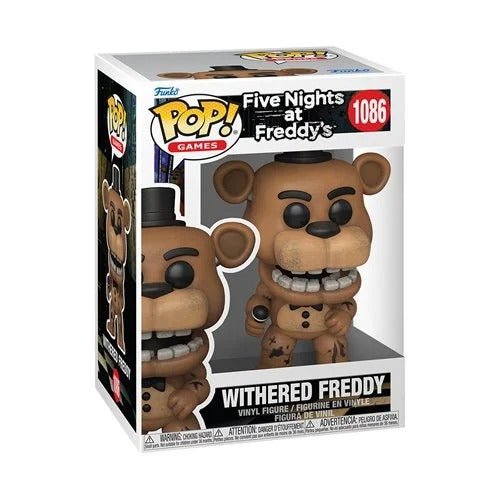 Withered Freddy Funko Pop figure in box from Five Nights at Freddy's