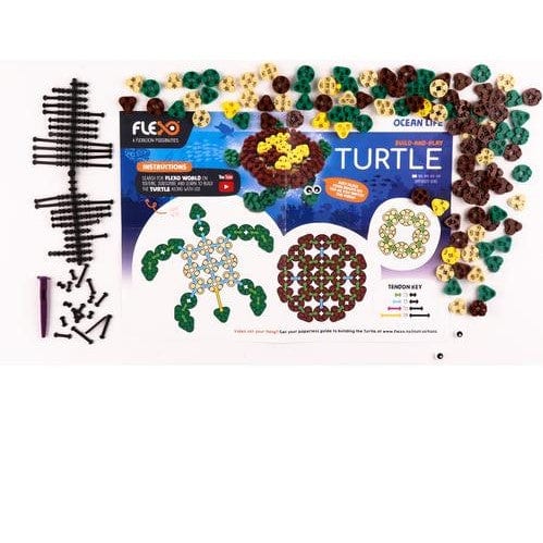 Flexo Ocean Life Range Turtle - Flip Side CollectiblesToys & GamesToyShnip