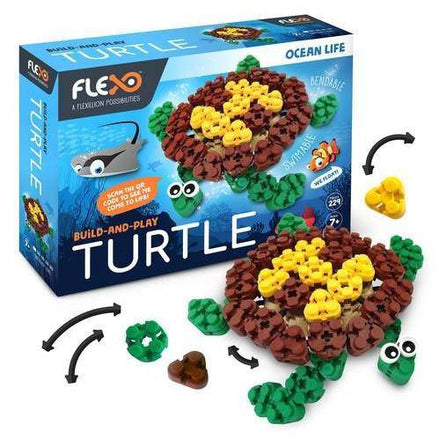Flexo Ocean Life Range Turtle - Flip Side CollectiblesToys & GamesToyShnip