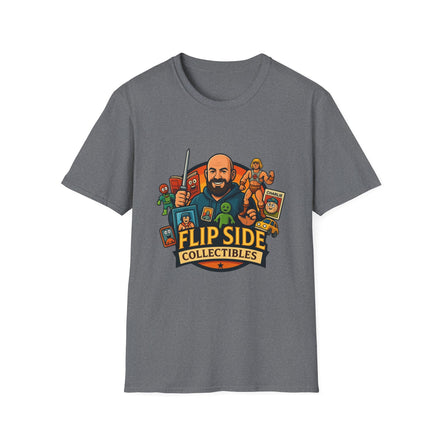 Flip Side Collectibles Unisex Softstyle T-Shirt | Graphic Tee, Casual Wear, Vintage Style, Gift for Collectors, Fun T-ShirtPrintifyT-ShirtSGraphite HeatherCottonCrew neckDTG6