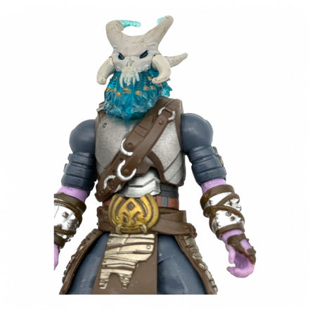 Detailed armor of Fortnite Ragnarok figure