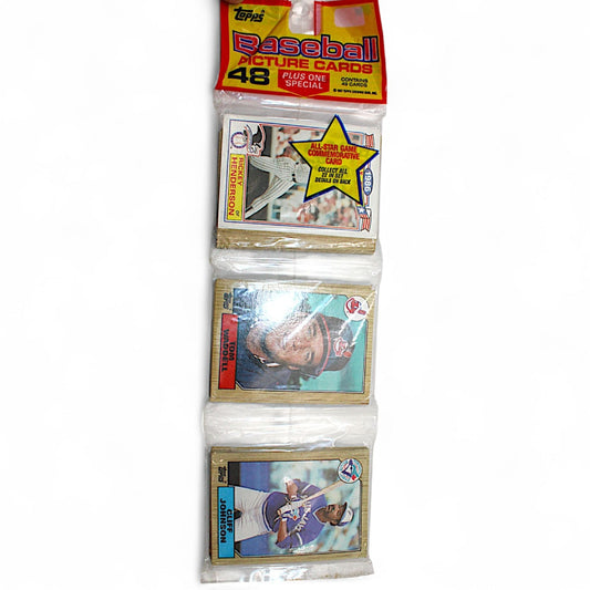 Topps 1987 Baseball Picture Cards Rak Pak 48 Plus One Special
