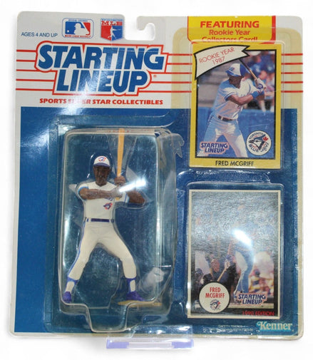 Fred McGriff 1987 Rookie Year figurine and card set in packaging