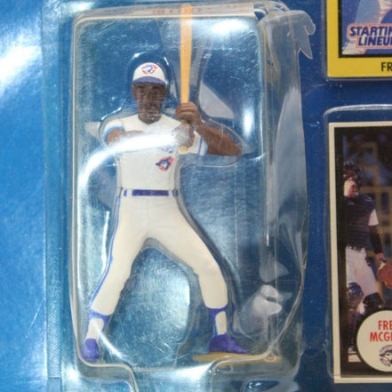 Close-up of Fred McGriff figurine in Toronto Blue Jays uniform
