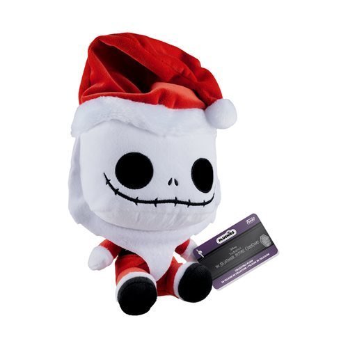 Funko Pop! The Nightmare Before Christmas 30th Anniversary 7 - Inch Plush - Select Figure(s) - Flip Side CollectiblesPlushToyShnipSanta Jack Skellington