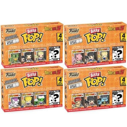 Funko Dragon Ball Z Bitty Pop Mini-Figure 4-Pack packaging