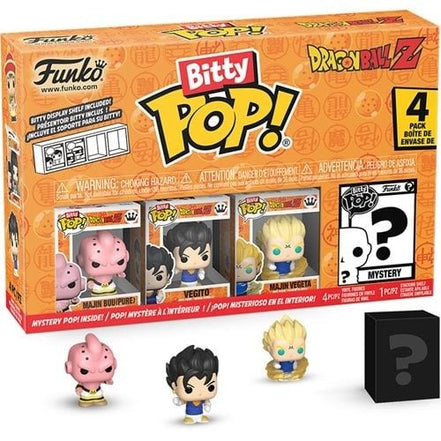 Funko Dragon Ball Z Bitty Pop Mini-Figure 4-Pack packaging