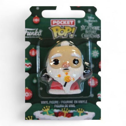 Front view of Funko Pocket Pop Disney Santa Jack Vinyl Figure